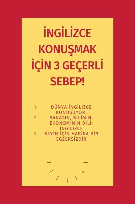 İNGİLİZCE KONUŞMAK İÇİN 3 GEÇERLİ SEBEP!